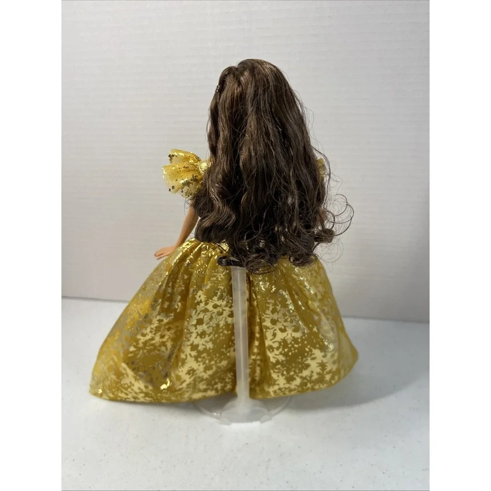 Holiday BARBIE 2020 Signature Doll Dark Hair Muse Model Gold Dress No Box
